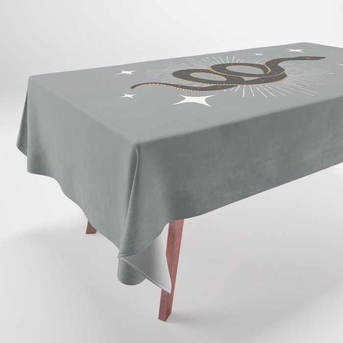 Slither - Gray Tablecloth Gallery Image 1