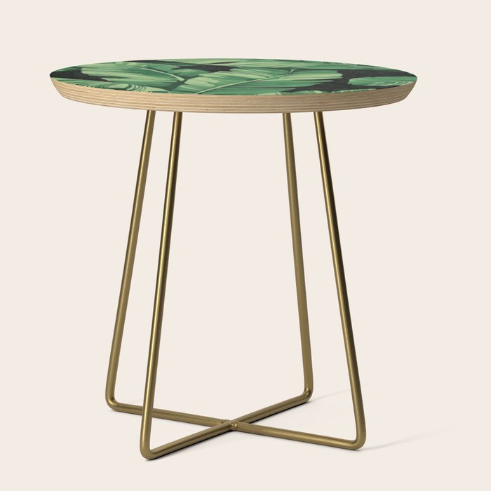 Tropical banana leaves II Side Table Gallery Image 1