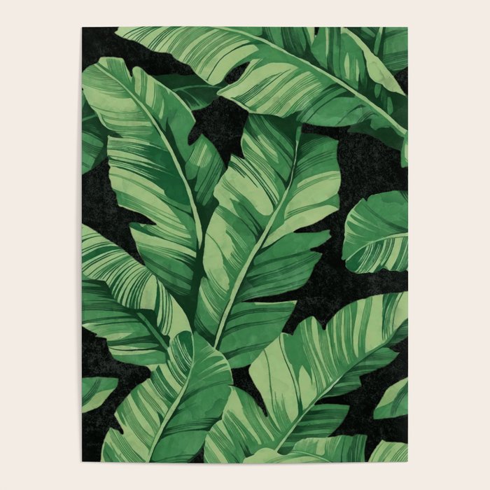 Tropical banana leaves II Poster Gallery Image 4
