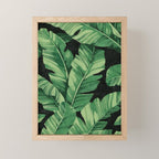 Tropical banana leaves II Mini Art Print Gallery Image 1