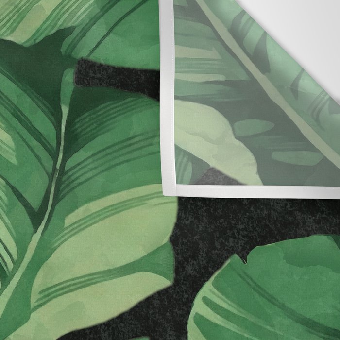 Tropical banana leaves II Wall Tapestry Gallery Image 3