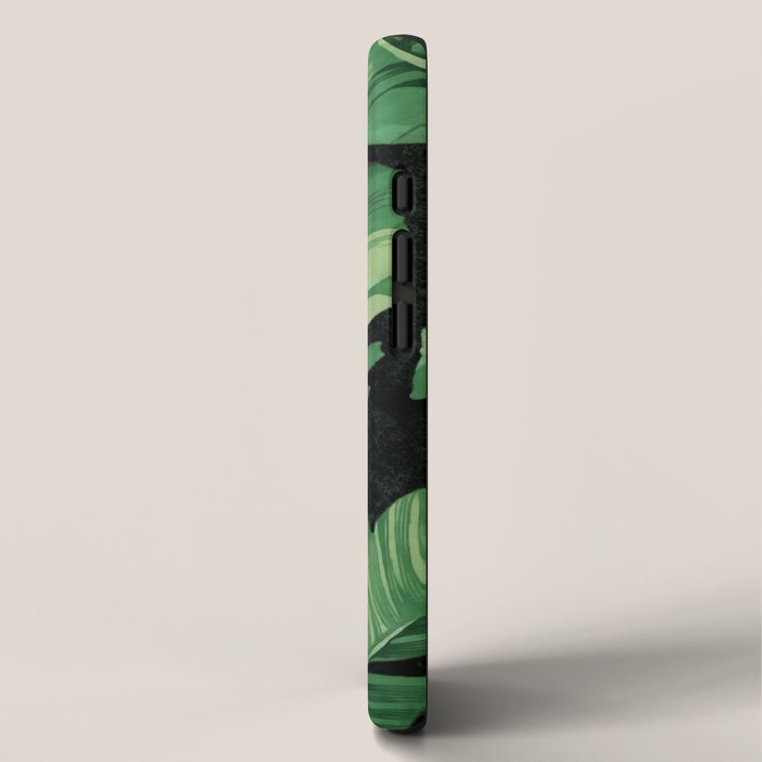 Tropical banana leaves II iPhone Case Gallery Image 2