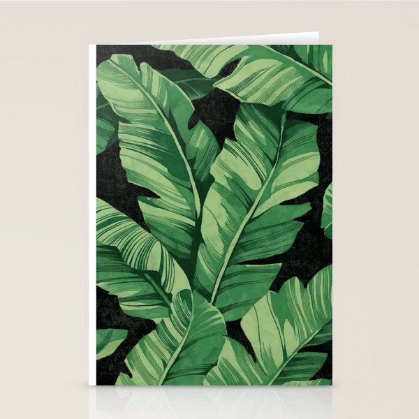 Tropical banana leaves II Stationery Card Gallery Image 2