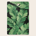 Tropical banana leaves II Cutting Board Gallery Image 1