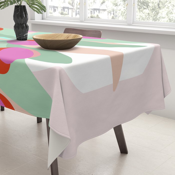 Full Bloom Tulips in a Vase  Tablecloth Gallery Image 3