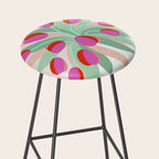 Full Bloom Tulips in a Vase  Stool Gallery Image 2