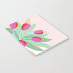 Full Bloom Tulips in a Vase  Notebook Gallery Image 2