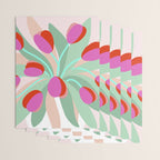 Full Bloom Tulips in a Vase  Wrapping Paper Gallery Image 3