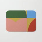 abstract retro vivid fall 9 Bath Mat Gallery Image 1