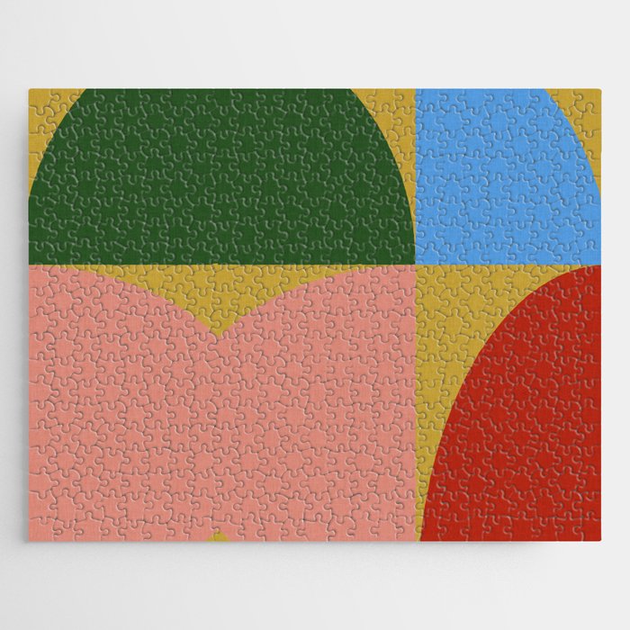abstract retro vivid fall 9 Jigsaw Puzzle Gallery Image 1
