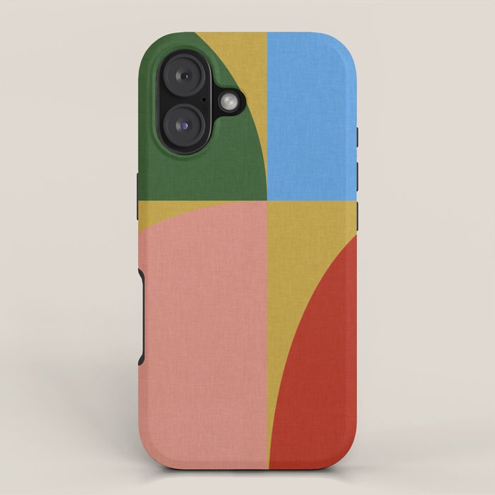 abstract retro vivid fall 9 iPhone Case Gallery Image 1