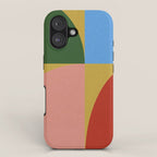 abstract retro vivid fall 9 iPhone Case Gallery Image 1