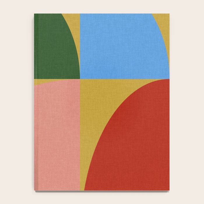 abstract retro vivid fall 9 Notebook Gallery Image 4