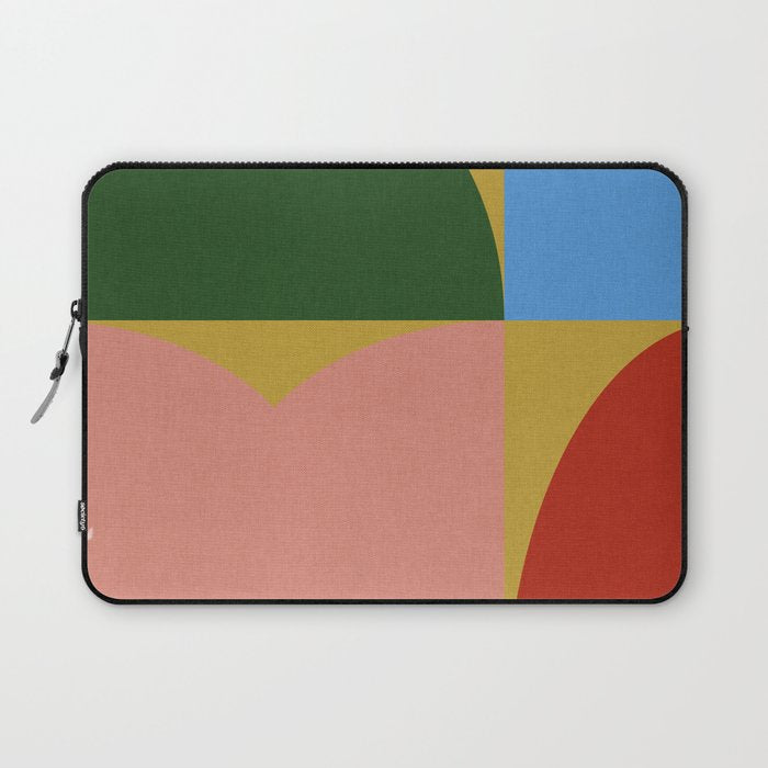 abstract retro vivid fall 9 Laptop Sleeve Gallery Image 1