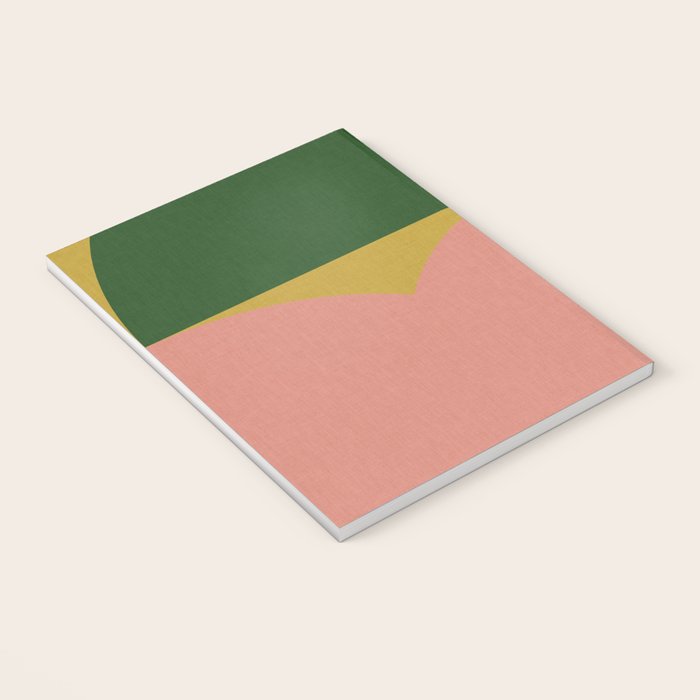 abstract retro vivid fall 9 Notebook Gallery Image 3