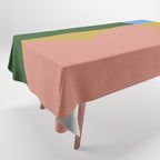 abstract retro vivid fall 9 Tablecloth Gallery Image 1