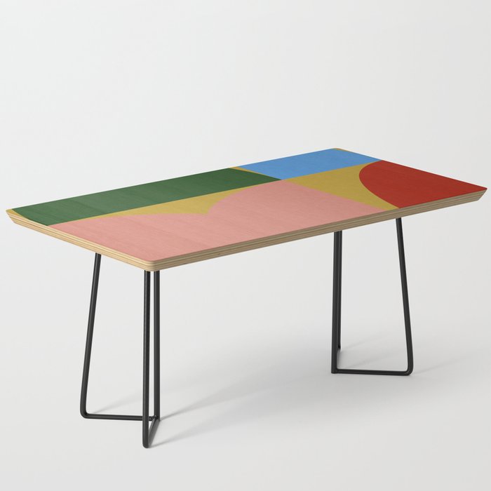 abstract retro vivid fall 9 Coffee Table Gallery Image 1