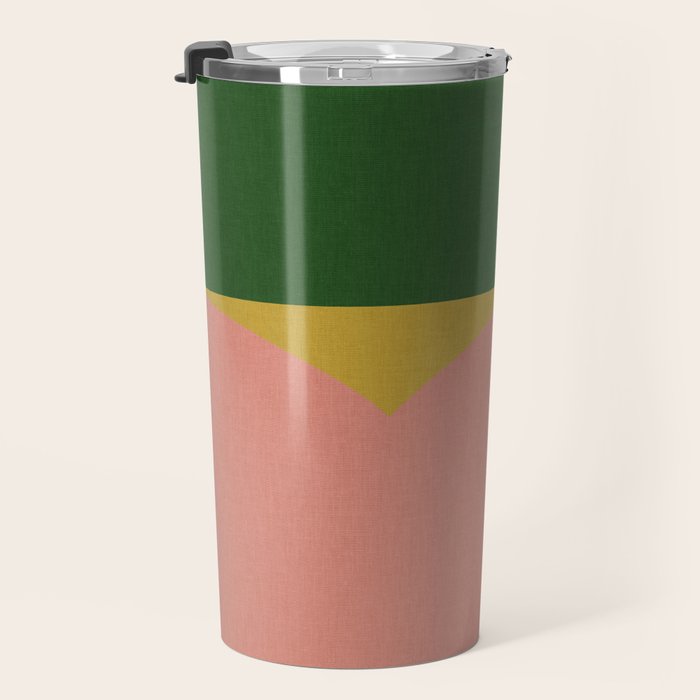 abstract retro vivid fall 9 Travel Mug Gallery Image 3