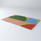 abstract retro vivid fall 9 Rug Gallery Image 3