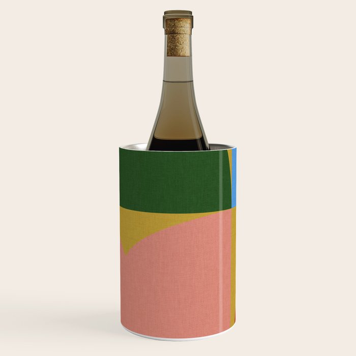 abstract retro vivid fall 9 Wine Chiller Gallery Image 1