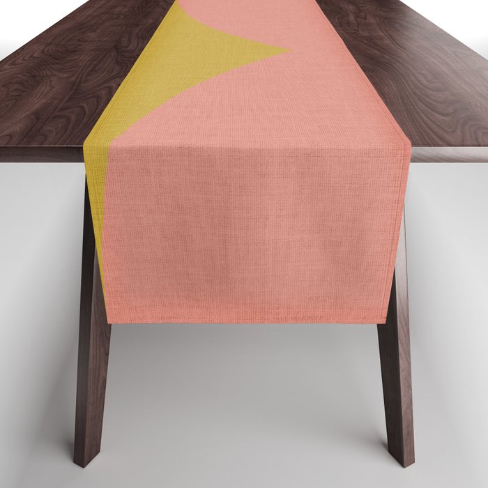 abstract retro vivid fall 9 Table Runner Gallery Image 1