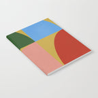 abstract retro vivid fall 9 Notebook Gallery Image 2