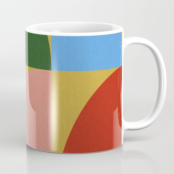 abstract retro vivid fall 9 Coffee Mug Gallery Image 1