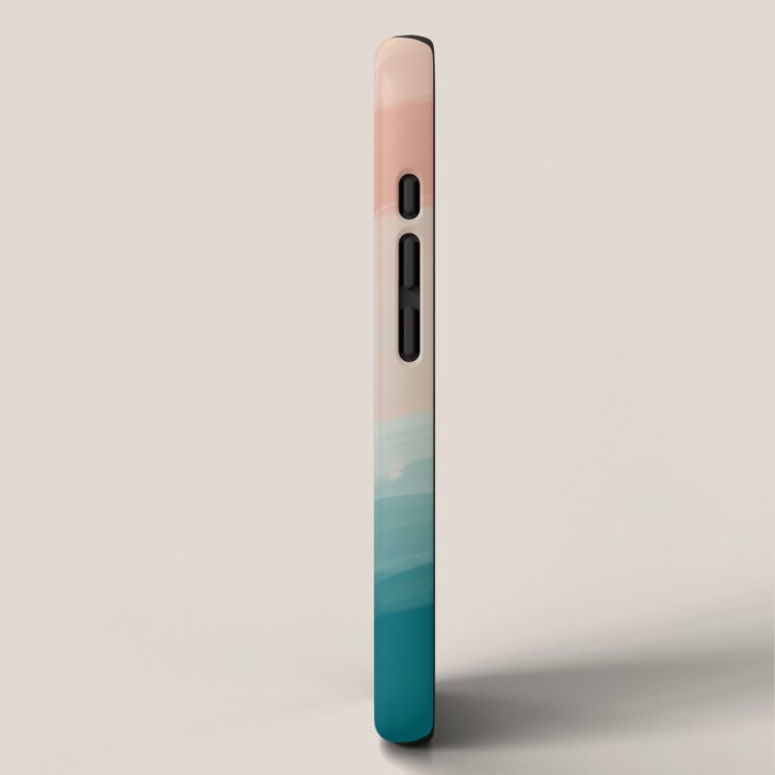 An Abstract Beach Walk Along The Shore iPhone Case Gallery Image 2