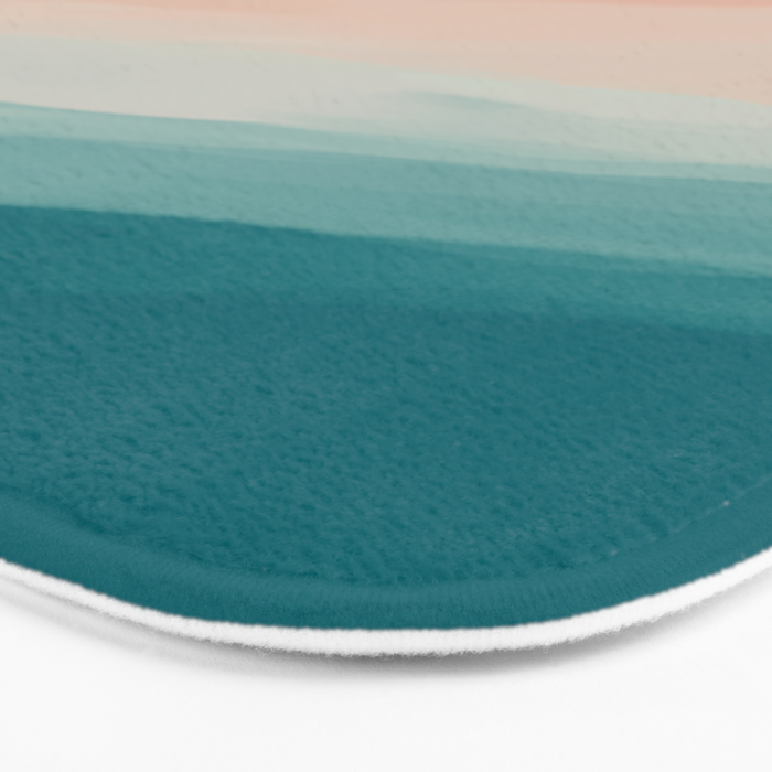 An Abstract Beach Walk Along The Shore Bath Mat Gallery Image 3
