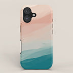 An Abstract Beach Walk Along The Shore iPhone Case Gallery Image 1