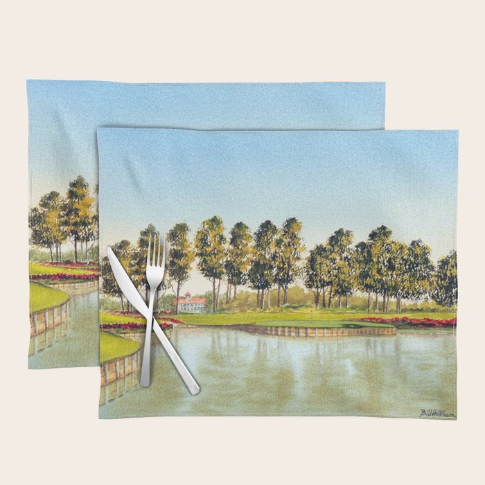 Sawgrass TPC Golf Course 17th Hole Placemat Gallery Image 1