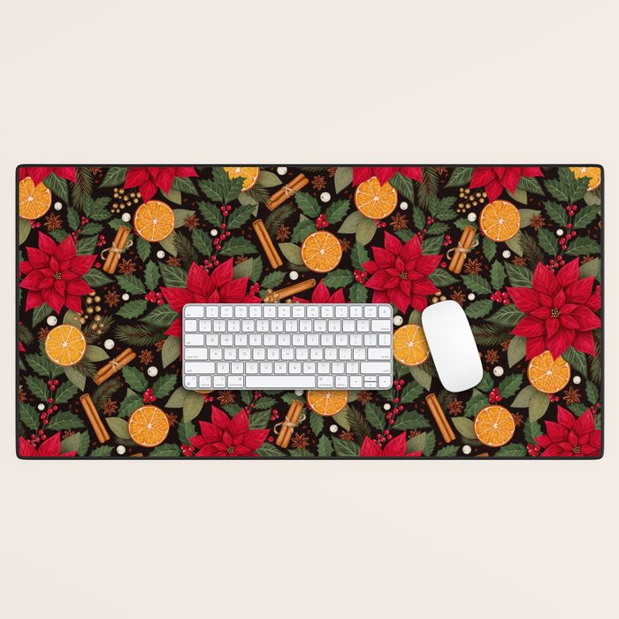 Christmas Stars and Spices Desk Mat Gallery Image 1