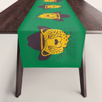 Leafy Cowgirl Cheetah Table Runner Gallery Image 1