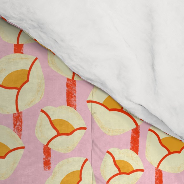 Chunky Blooms - Pink Comforter Gallery Image 4