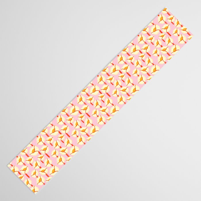 Chunky Blooms - Pink Table Runner Gallery Image 3