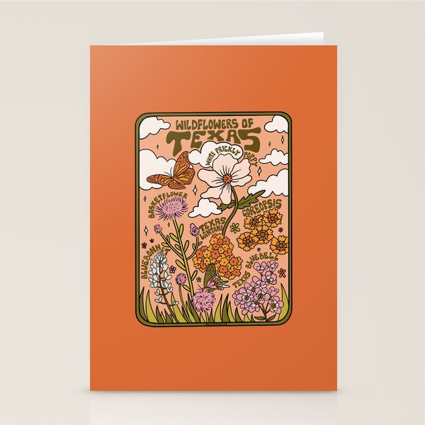 Texas Wildflowers Stationery Card Gallery Image 2