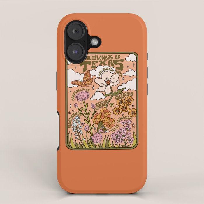 Texas Wildflowers iPhone Case Gallery Image 1