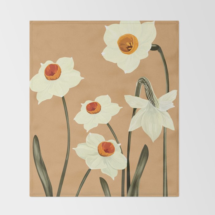 Beautiful Summer flowers II Throw Blanket Gallery Image 2