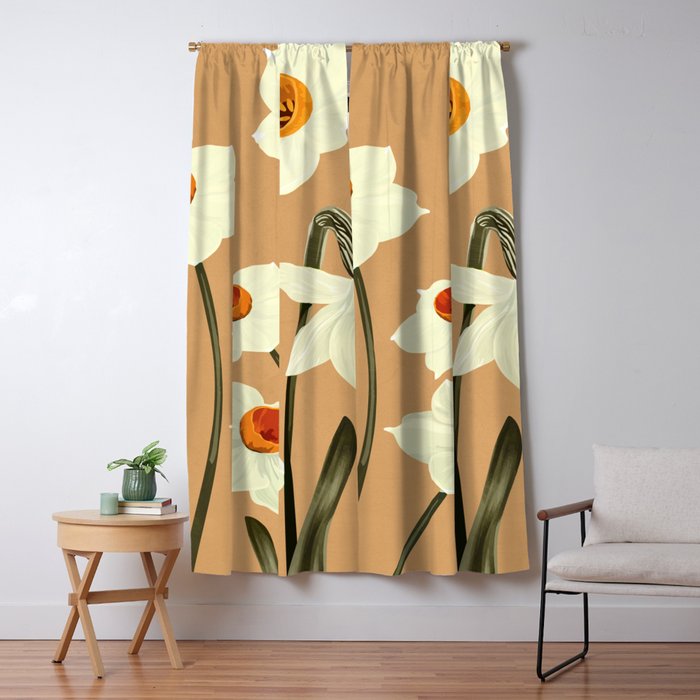 Beautiful Summer flowers II Window Curtain Gallery Image 1