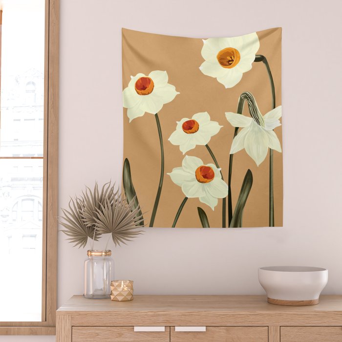 Beautiful Summer flowers II Wall Tapestry Gallery Image 2
