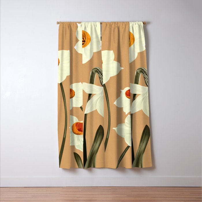 Beautiful Summer flowers II Window Curtain Gallery Image 3