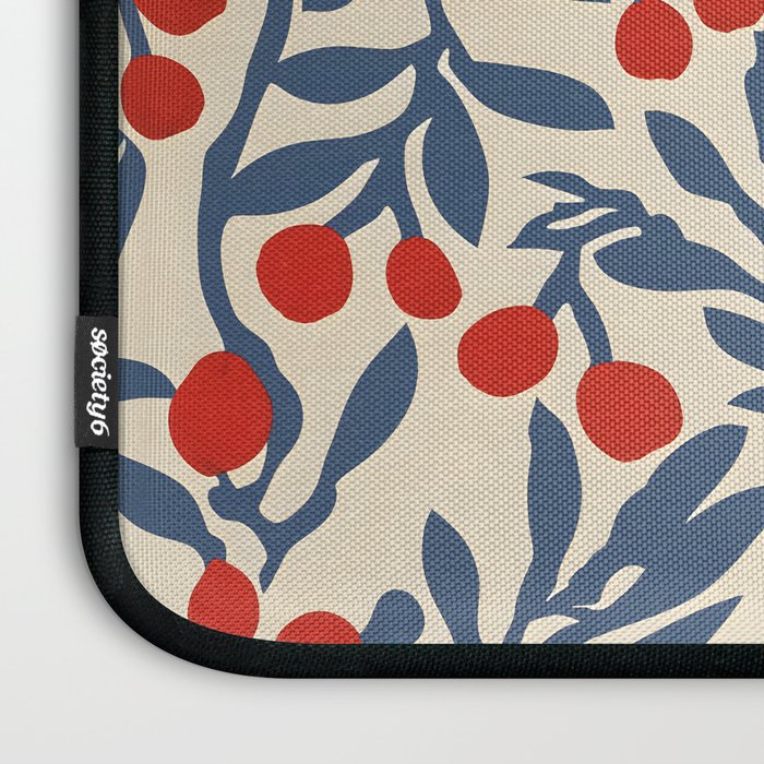 Winter Berries and Blue Laptop Sleeve Gallery Image 3