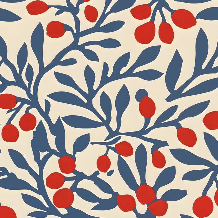 Winter Berries and Blue Coffee Mug Gallery Image 2