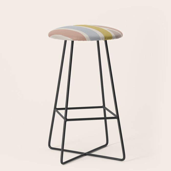 Abstract Stripes V Stool Gallery Image 1