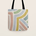 Abstract Stripes V Tote Bag Gallery Image 1