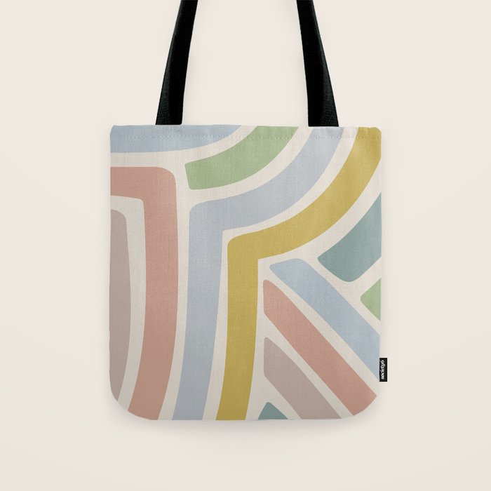 Abstract Stripes V Tote Bag Gallery Image 1