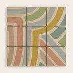 Abstract Stripes V Wood Wall Art Gallery Image 1