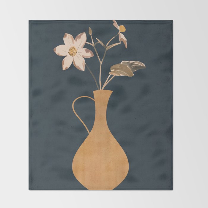 Flowers 16 Throw Blanket Gallery Image 2