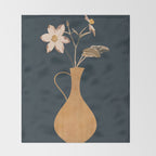Flowers 16 Throw Blanket Gallery Image 2