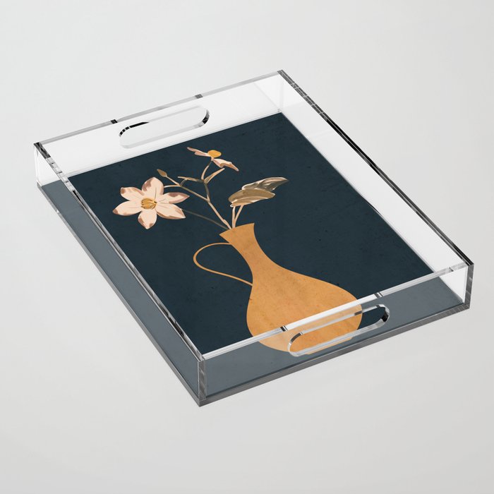 Flowers 16 Acrylic Tray Gallery Image 1